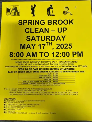 clean up